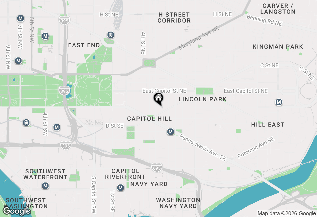 Map of 609 Independence Avenue Se, Washington, DC 20003