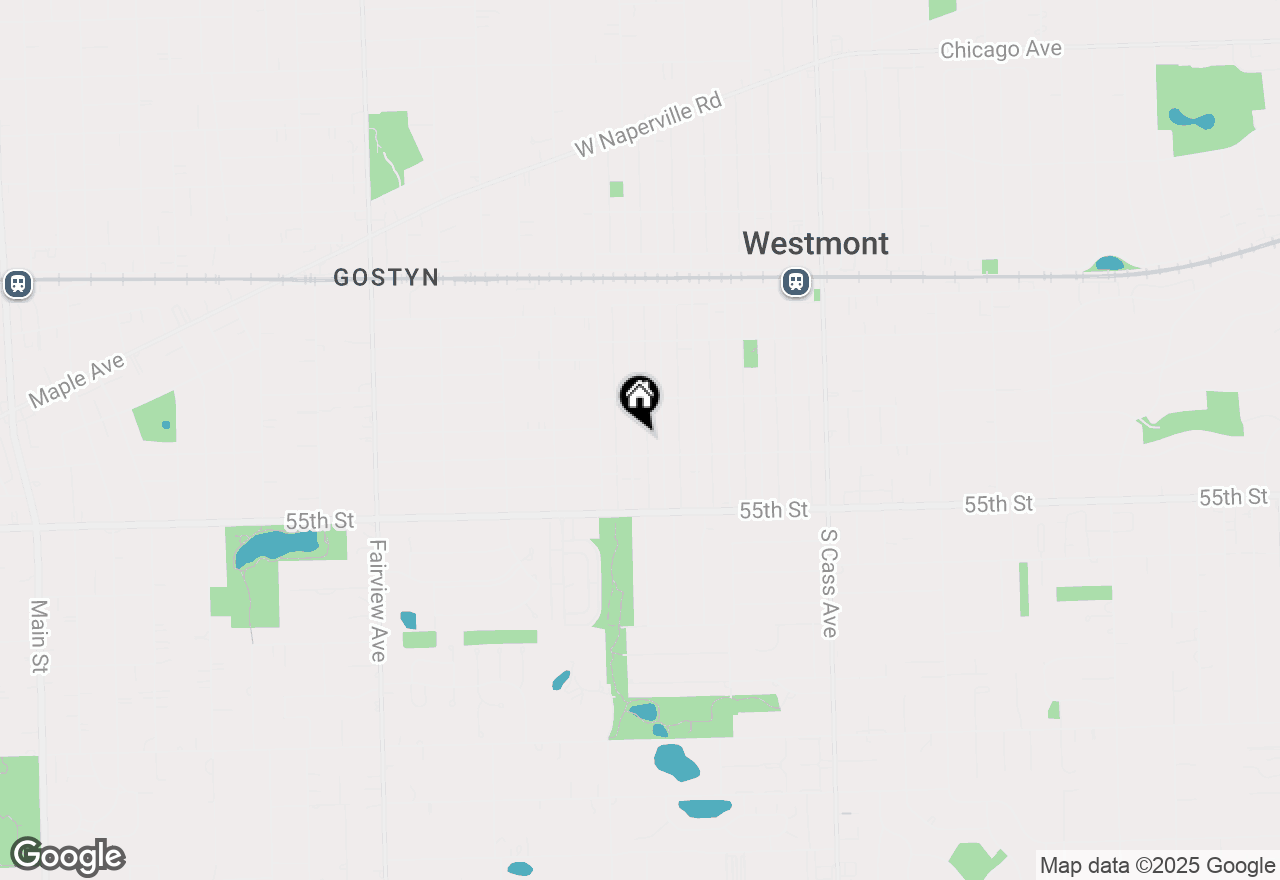 Map of 229 S Park Street, Westmont, IL 60559