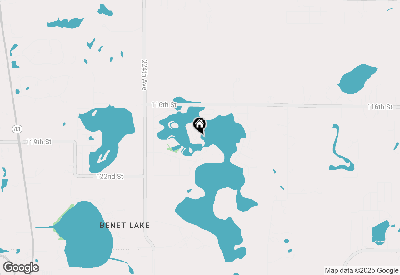 Map of 11847 218th Ave, Bristol, WI 53104