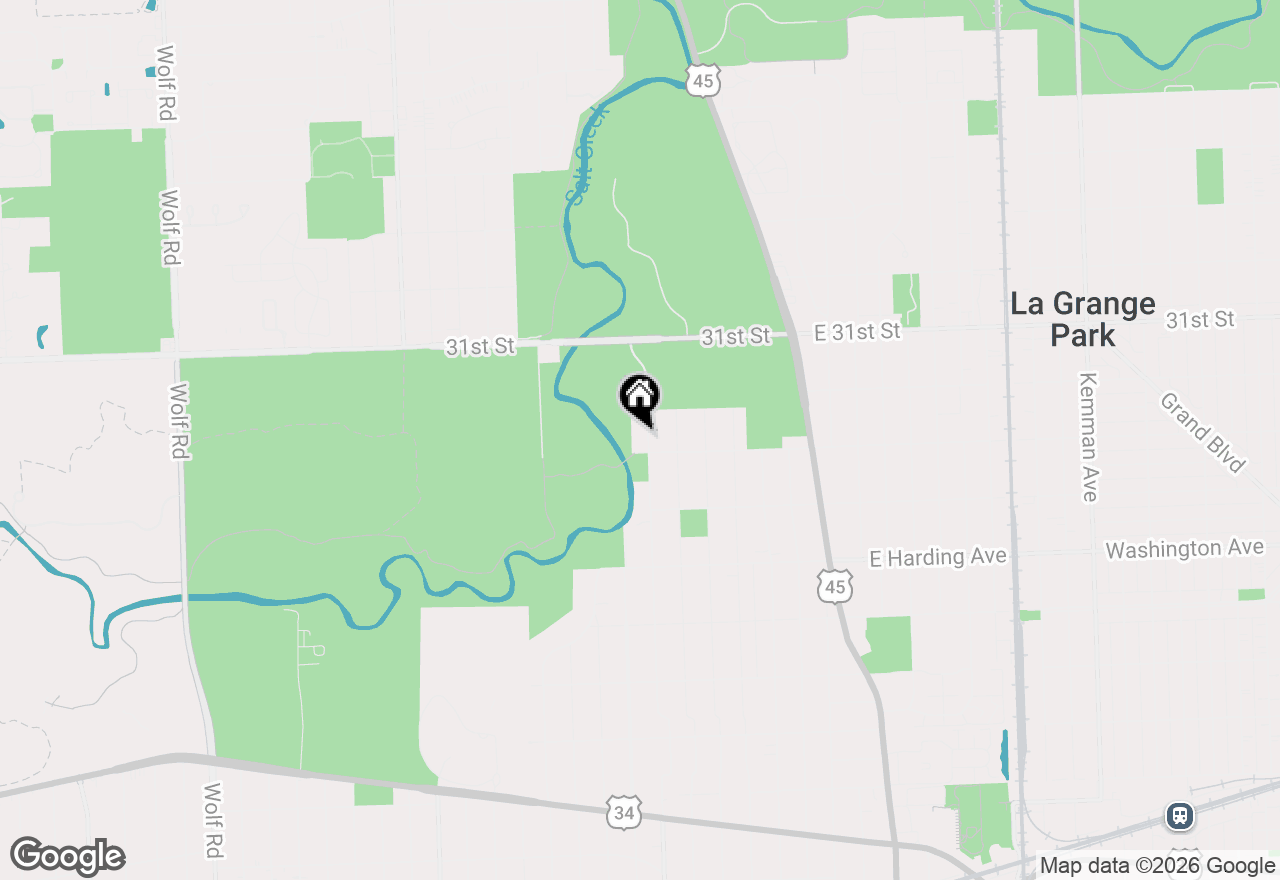 Map of 910 N Brainard Avenue, La Grange Park, IL 60526