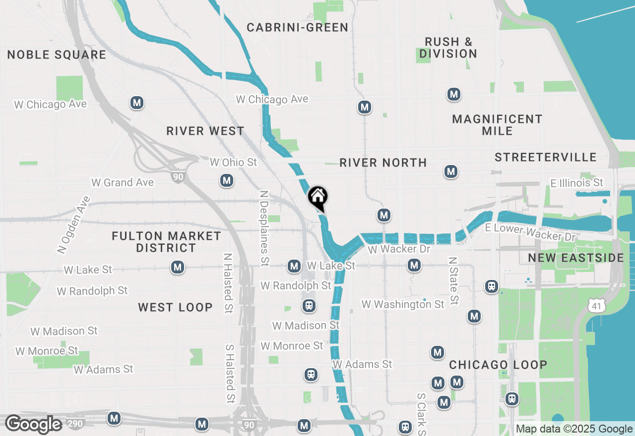Map of 365 N Canal Street, Chicago, IL 60606