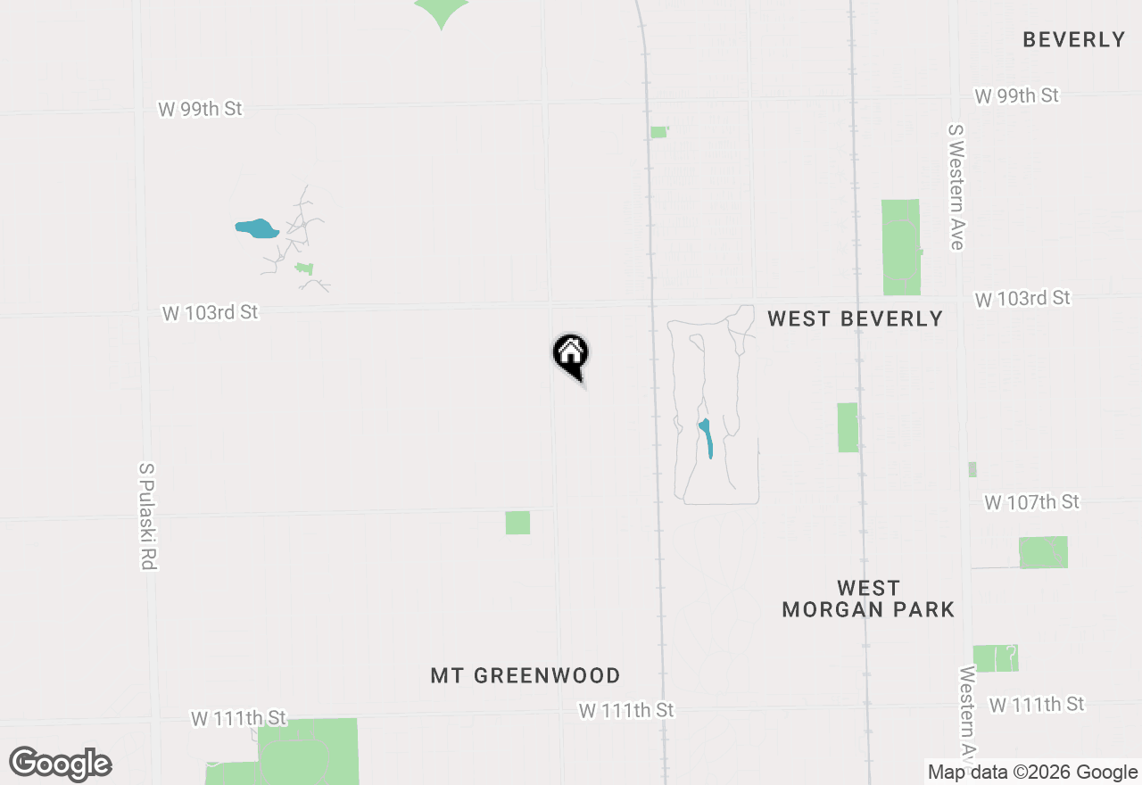 Map of 10444 S Troy Street, Chicago, IL 60655