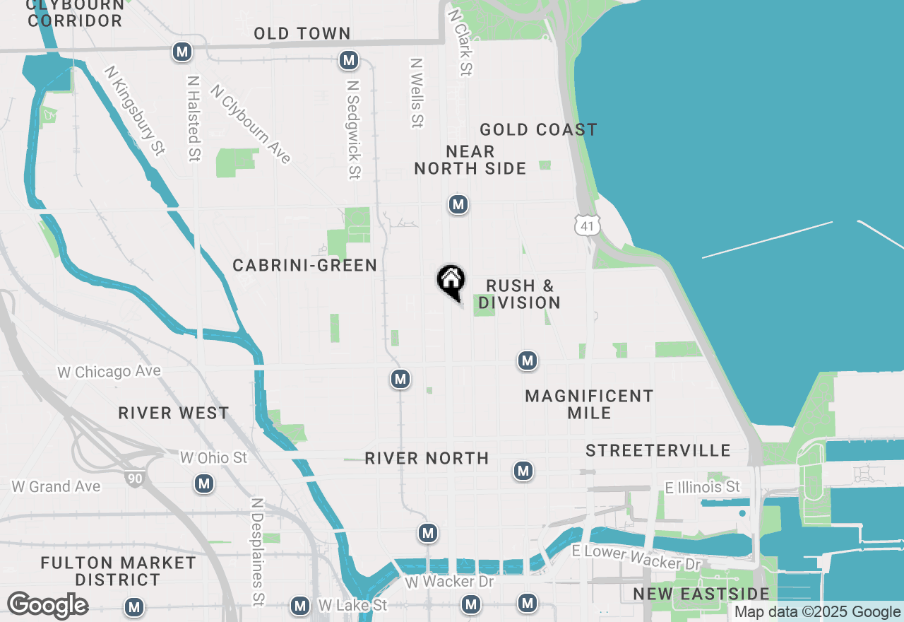 Map of 883 N Lasalle Drive, Chicago, IL 60610