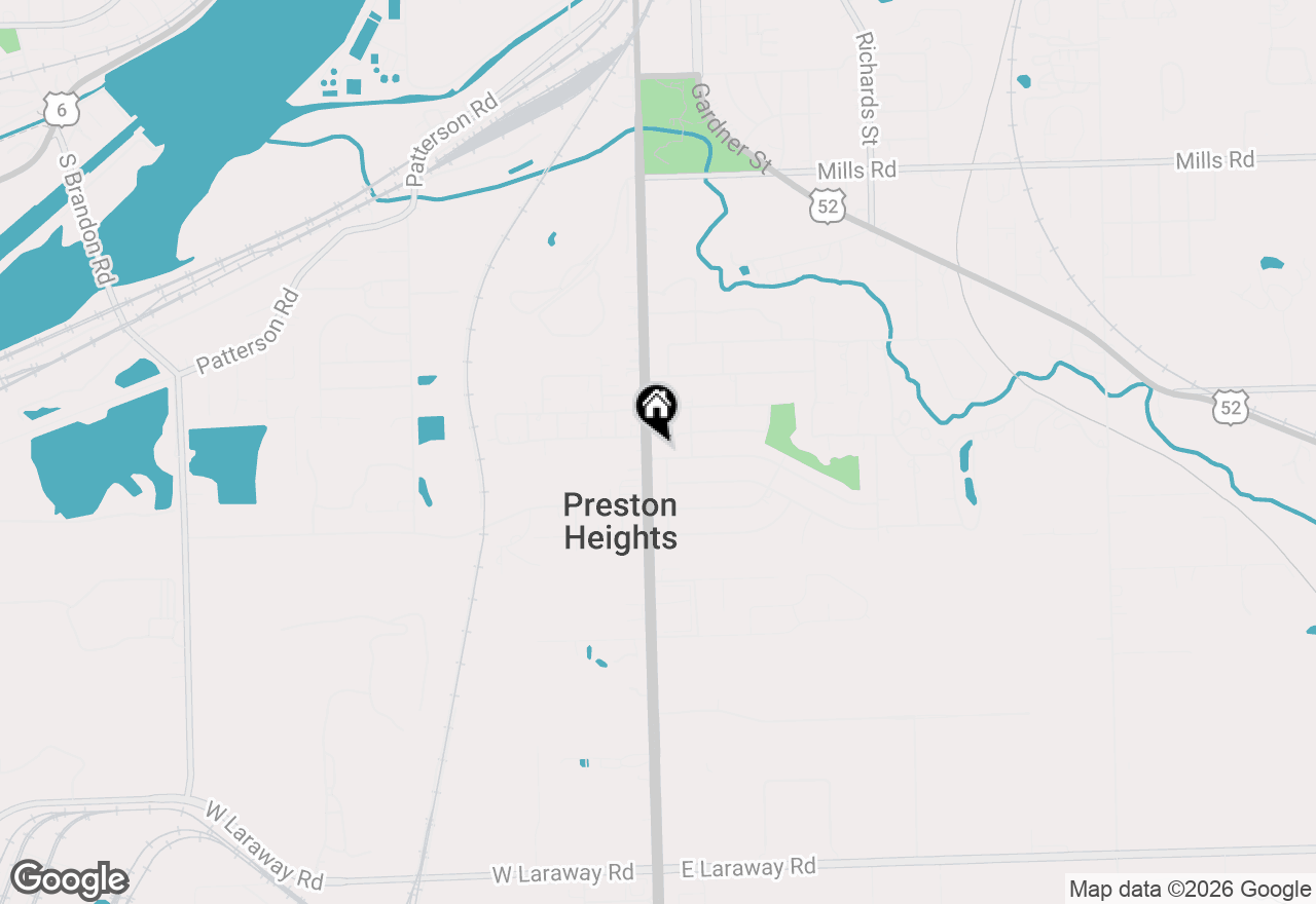 Map of 1 Louis Road, Joliet, IL 60433
