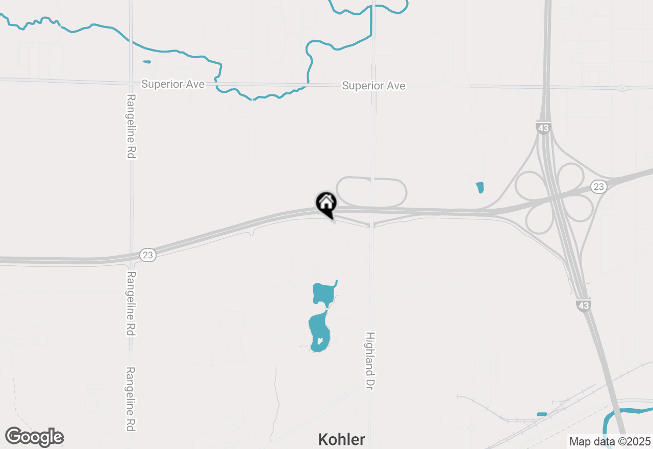 Map of 1089 Creeks Cross Rd #3C, Kohler, WI 53044