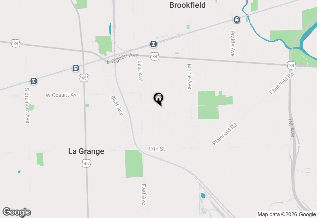 Map of 9439 Congress Park Avenue, Brookfield, IL 60513