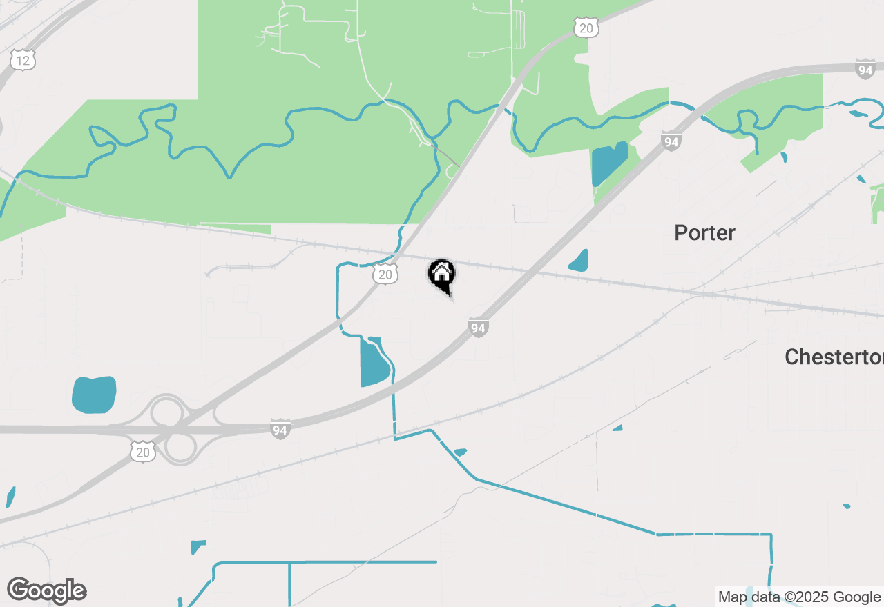 Map of 1251-1257 Lake Charles Avenue, Porter, IN 46304