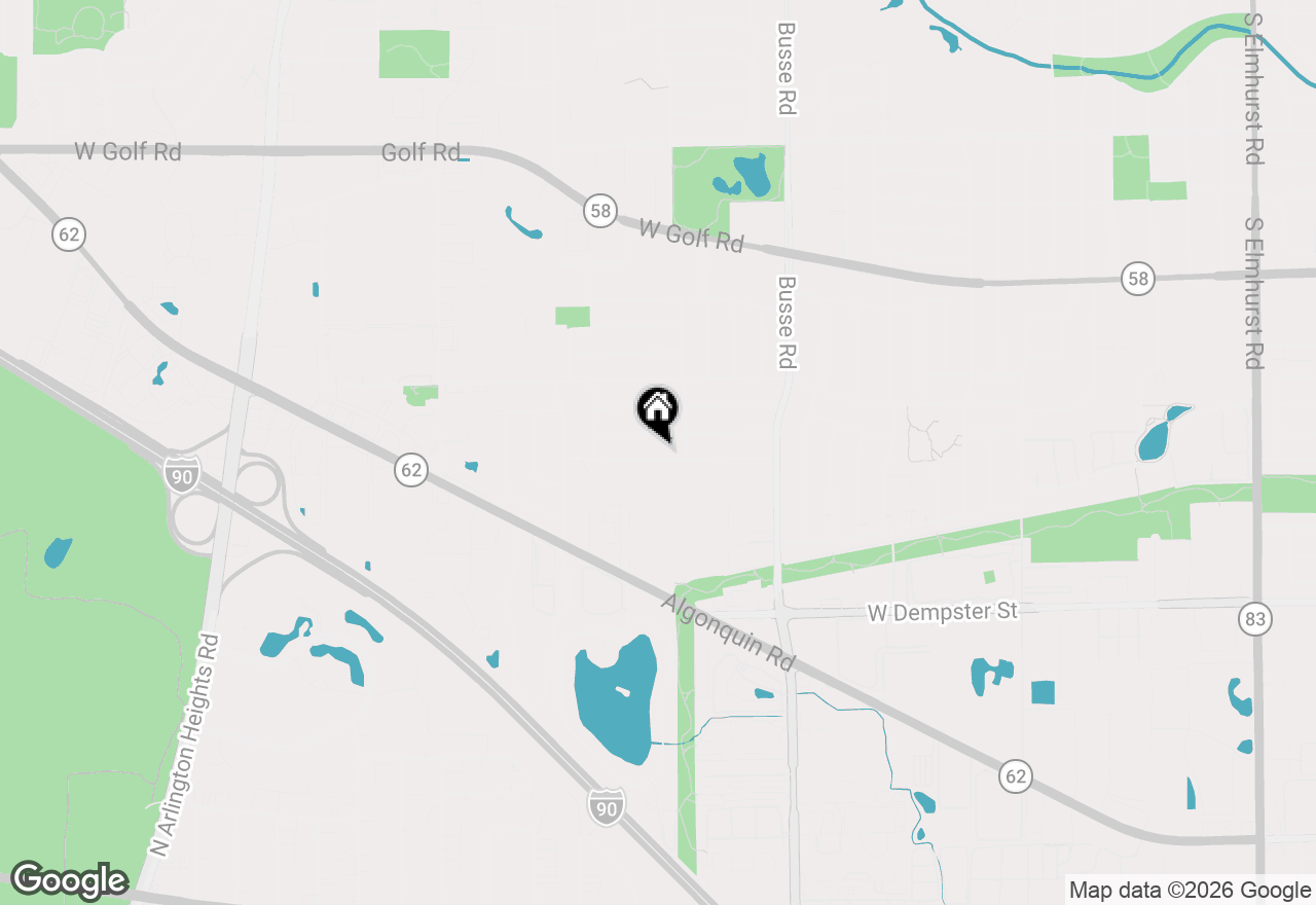 Map of 1808 W Pheasant Trail, Mount Prospect, IL 60056