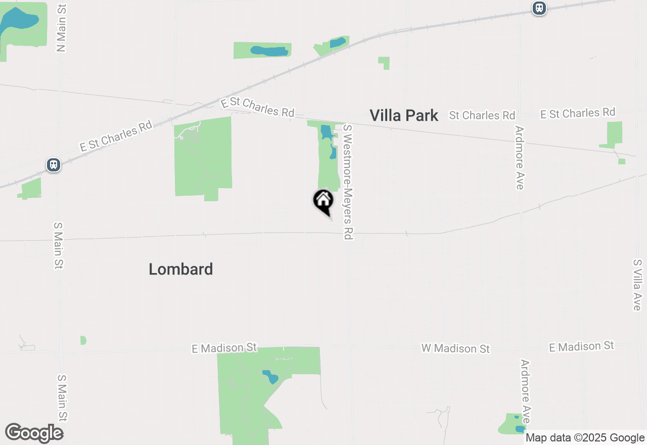 Map of 232 S Ahrens Court, Lombard, IL 60148