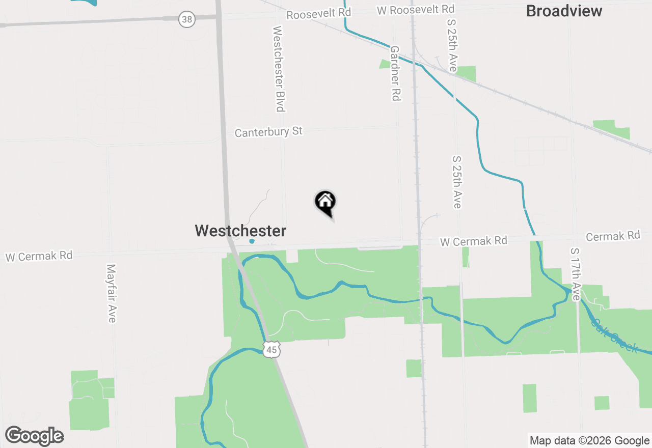 Map of 2112 Portsmouth Avenue, Westchester, IL 60154