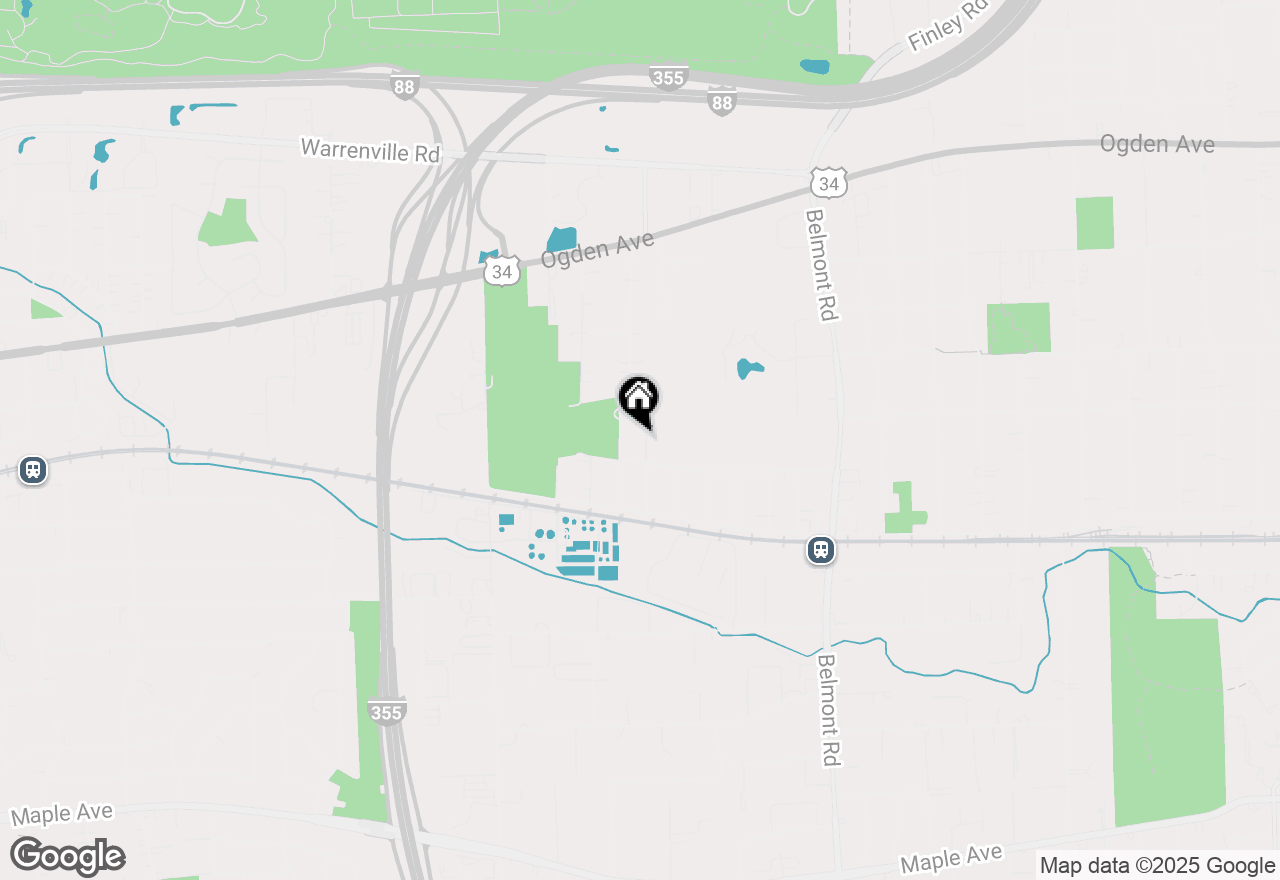 Map of 4848 Francisco Avenue, Downers Grove, IL 60515