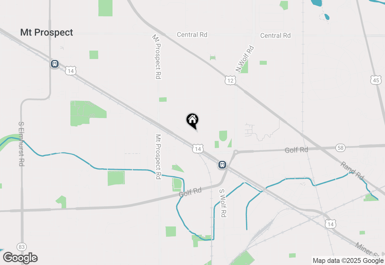 Map of 265 Drake Lane, Des Plaines, IL 60016