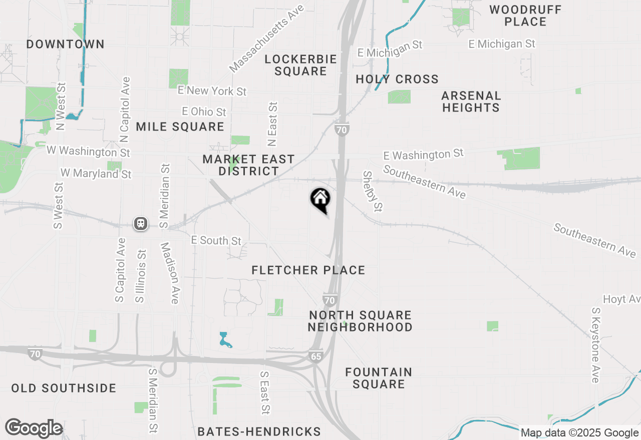 Map of 737 Switchyard Place, Indianapolis, IN 46202