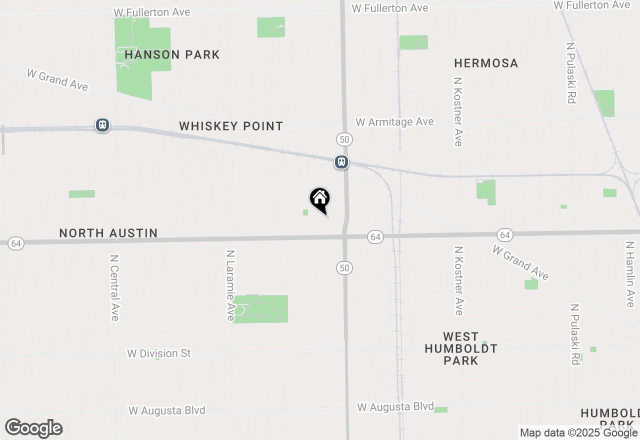 Map of 4858 W Concord Place #1, Chicago, IL 60639