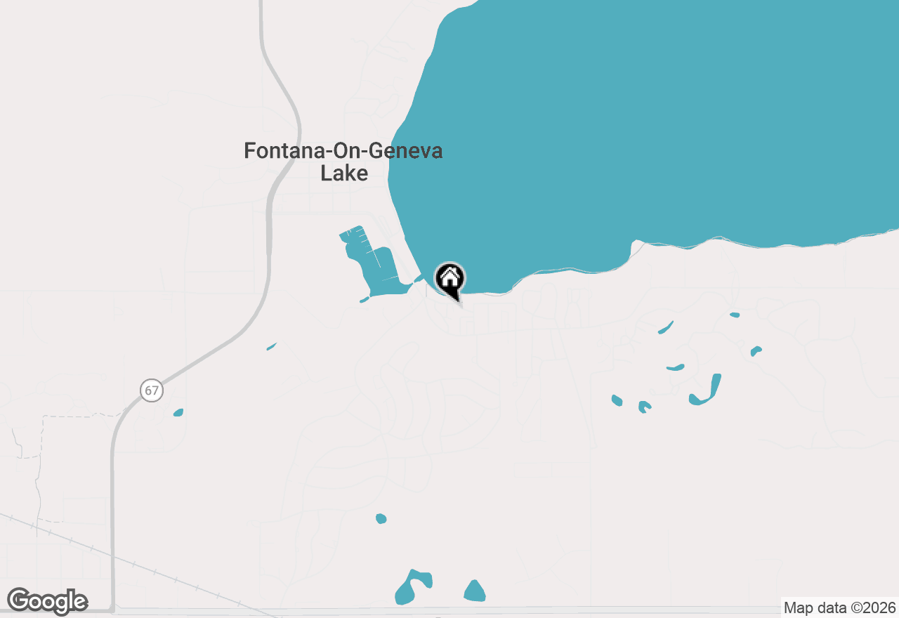 Map of 641 Hazel Ct, Fontana, WI 53125