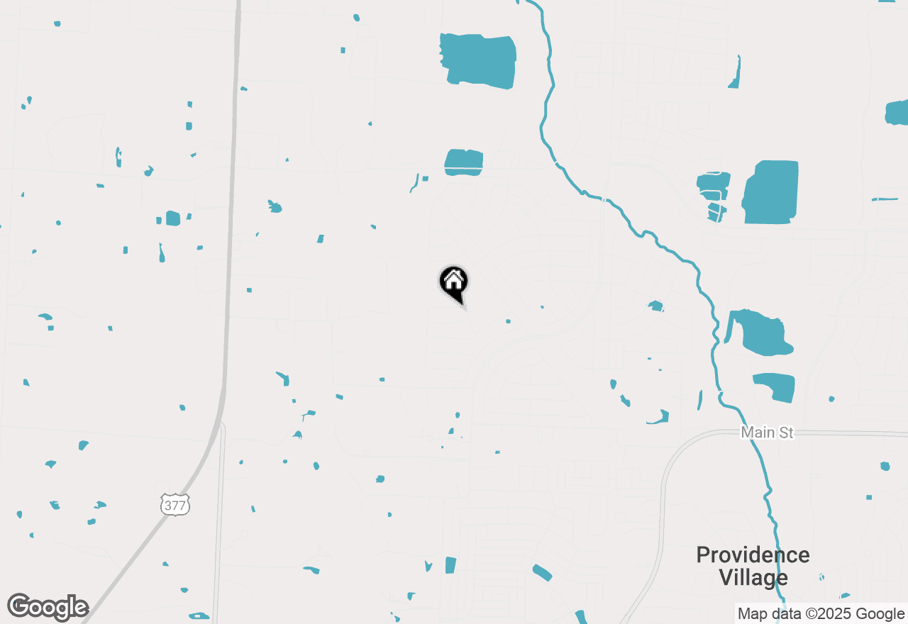 Map of 9812 Elk Falls Lane, Aubrey, TX 76227