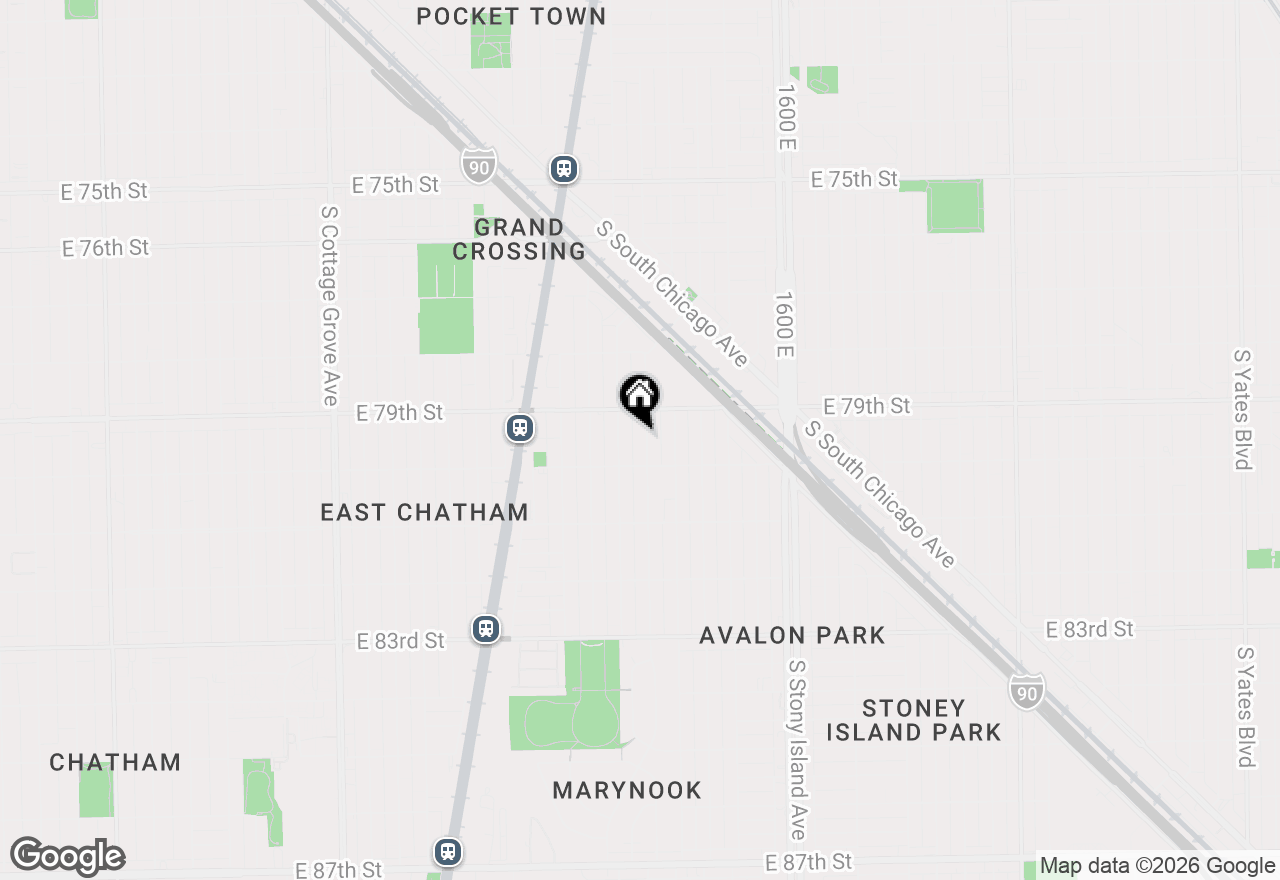 Map of 7930 S Kenwood Avenue, Chicago, IL 60619