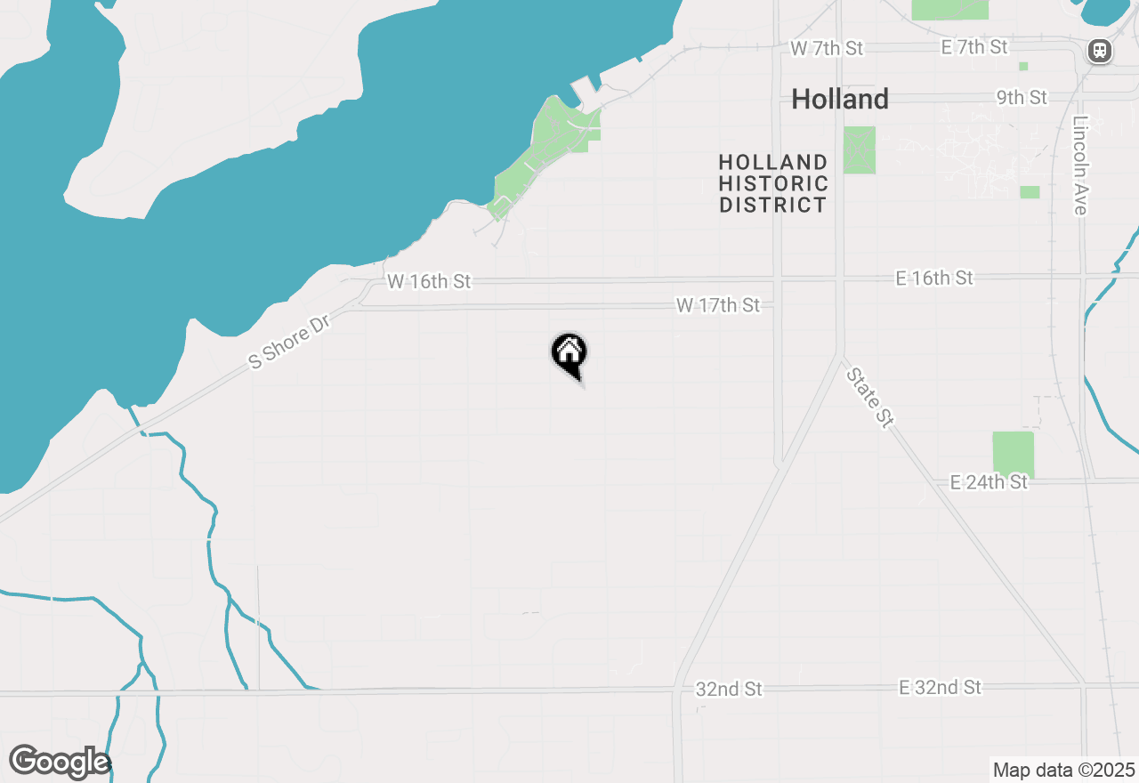 Map of 324 W 20th Street, Holland, MI 49423
