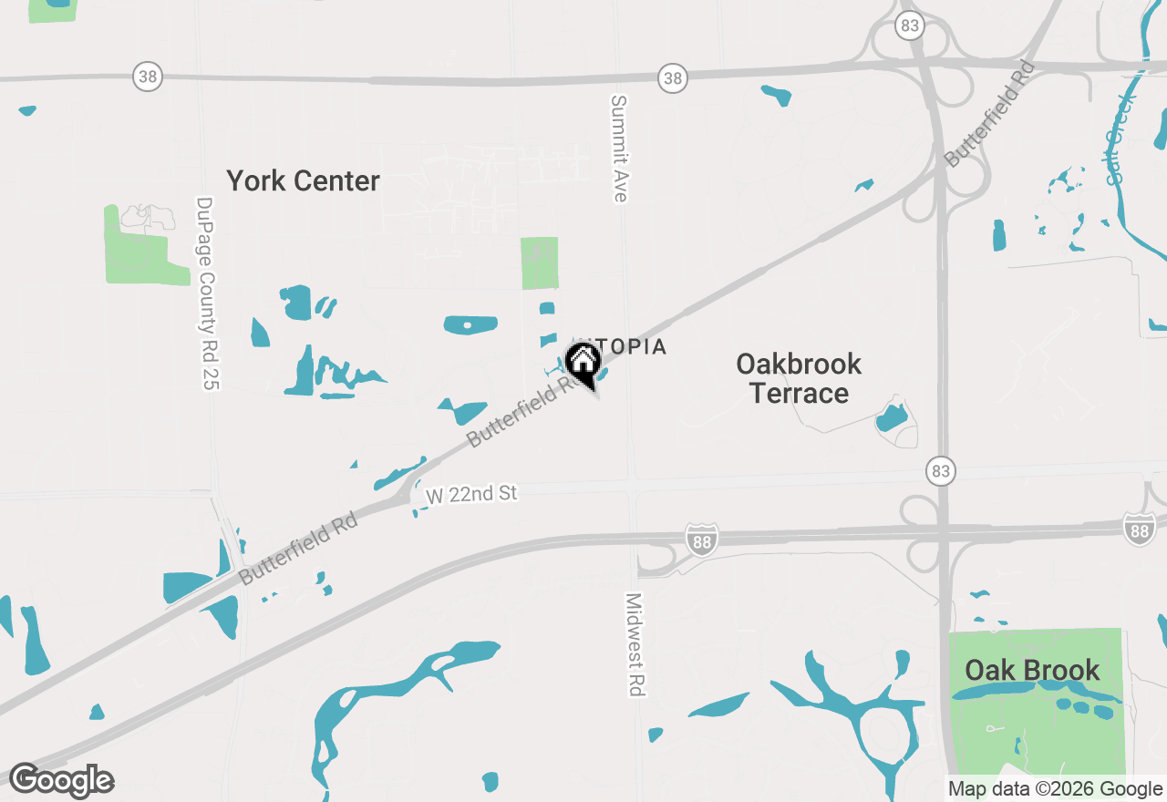 Map of 17W452 Butterfield Road, Villa Park, IL 60181