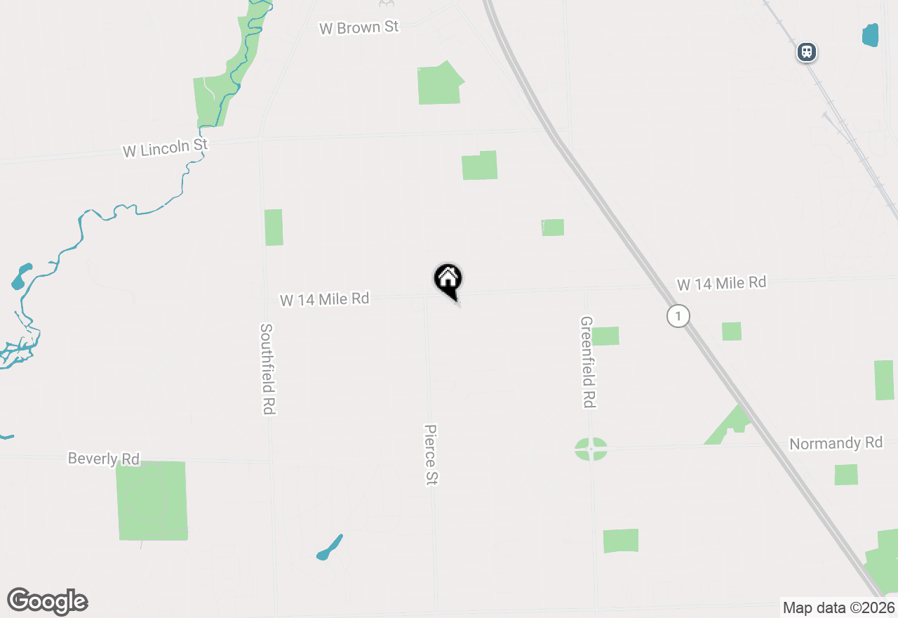 Map of 16268 Kirkshire Avenue, Beverly Hills, MI 48025