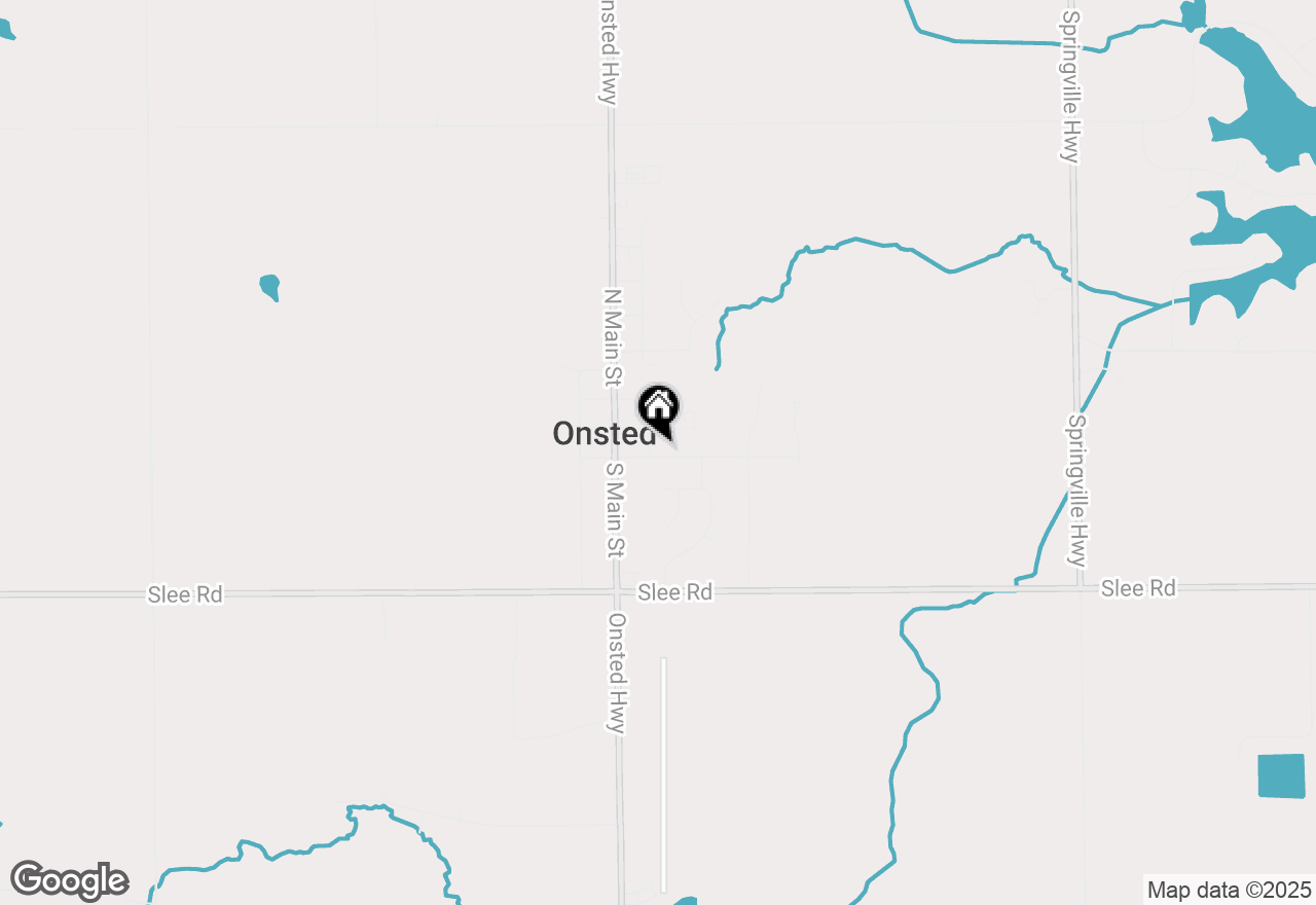 Map of 113 Greenleaf Street, Onsted, MI 49265
