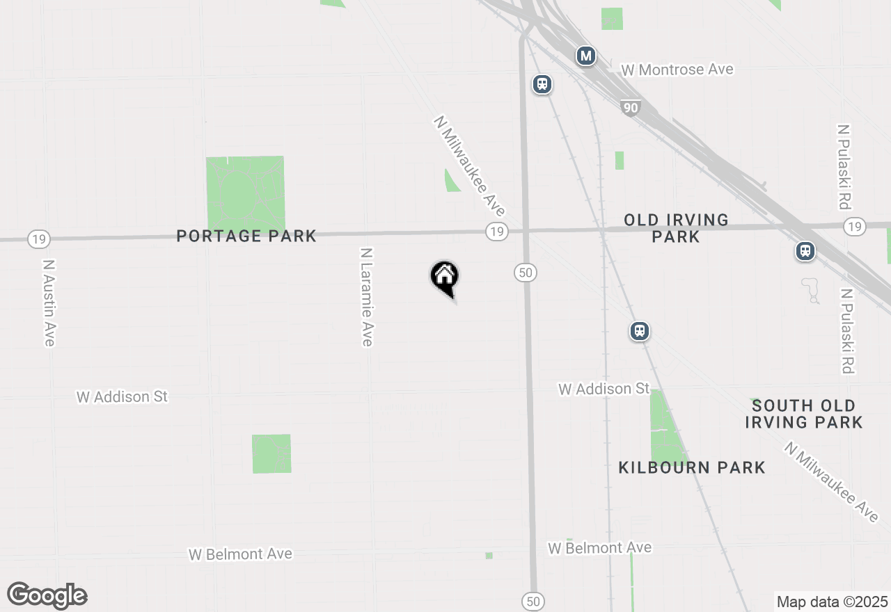 Map of 5000 W Grace Street, Chicago, IL 60641