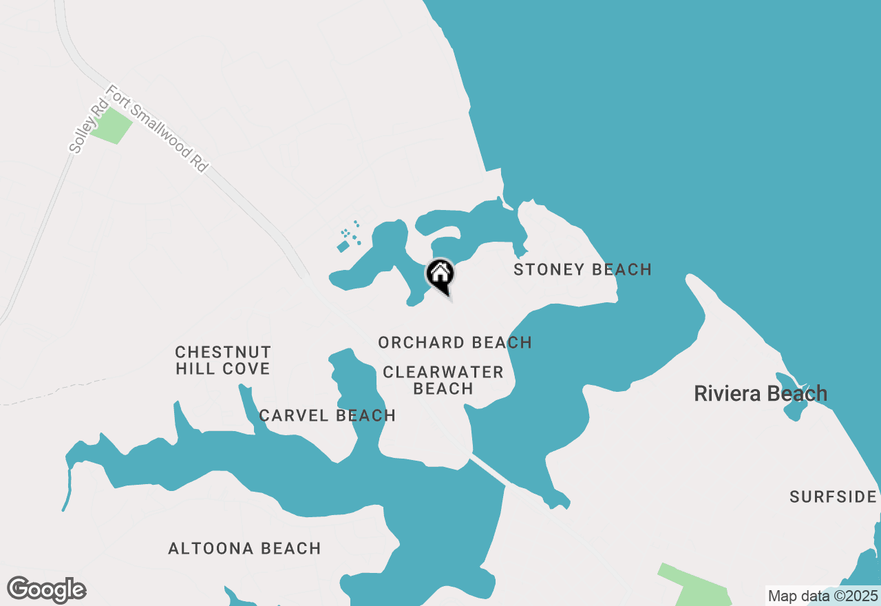 Map of 7704 Highpoint Road, Clearwater Beach, MD 21226
