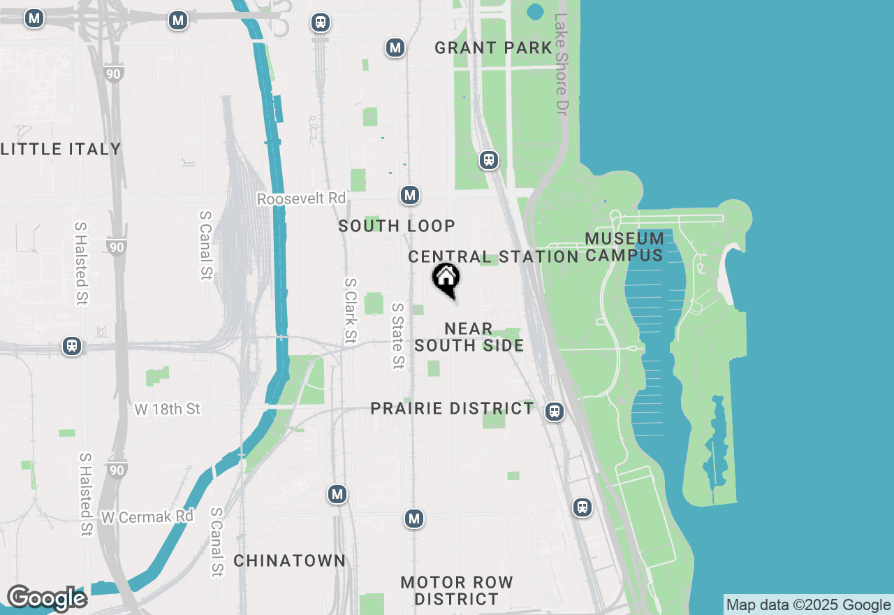 Map of 1464 S Michigan Avenue #704, Chicago, IL 60605