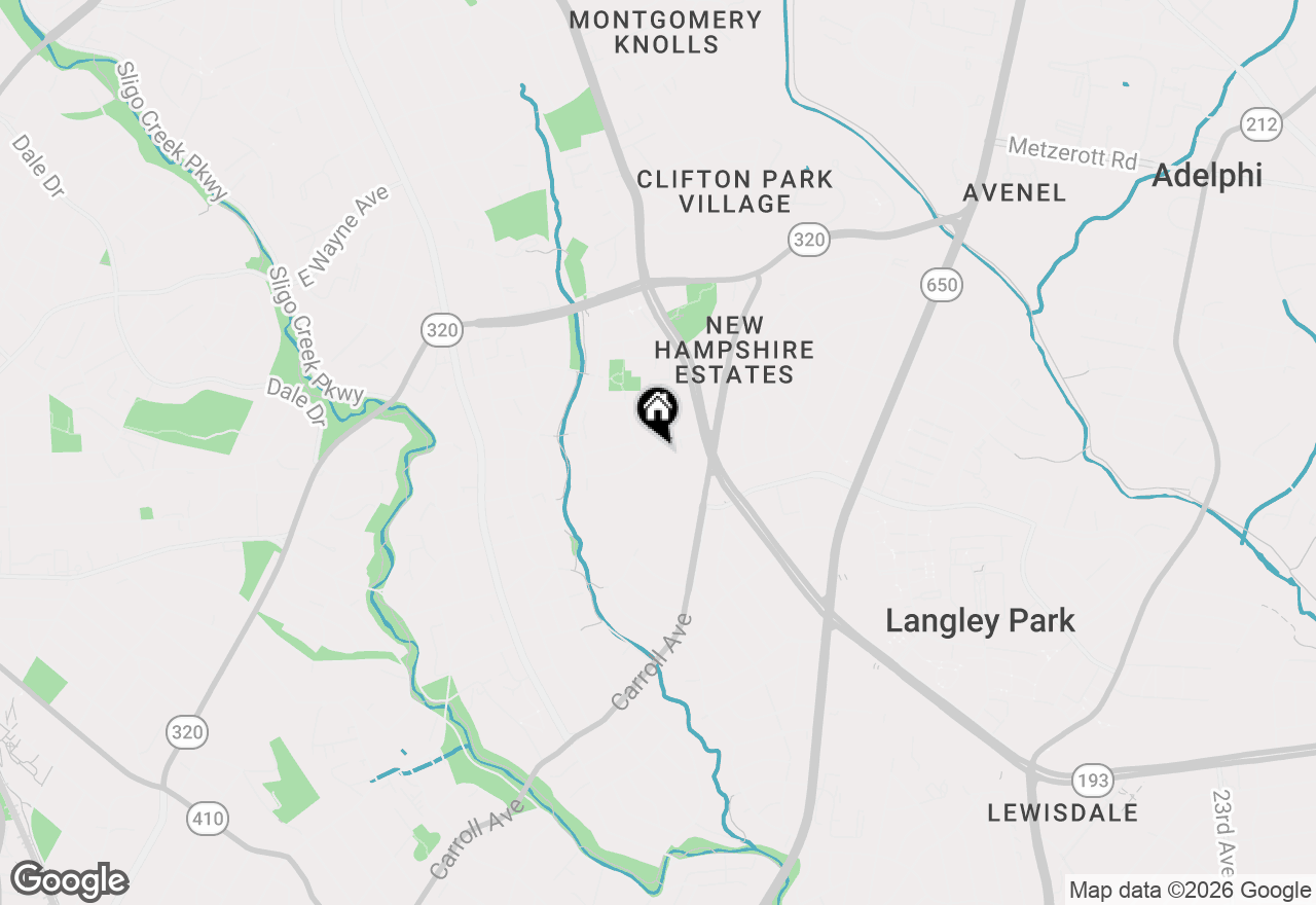 Map of 805 Forston Street, Takoma Park, MD 20912