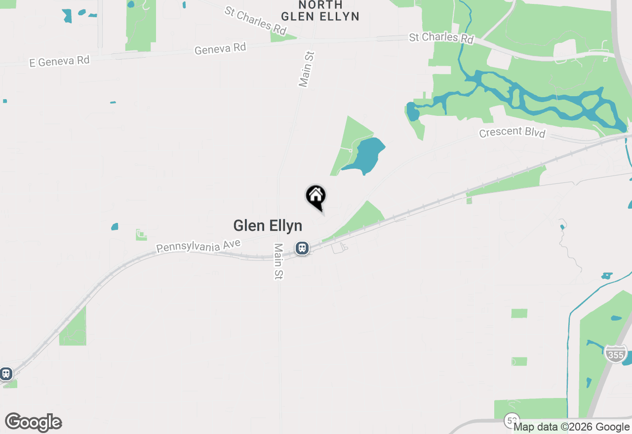 Map of 522 Deerpath Road, Glen Ellyn, IL 60137