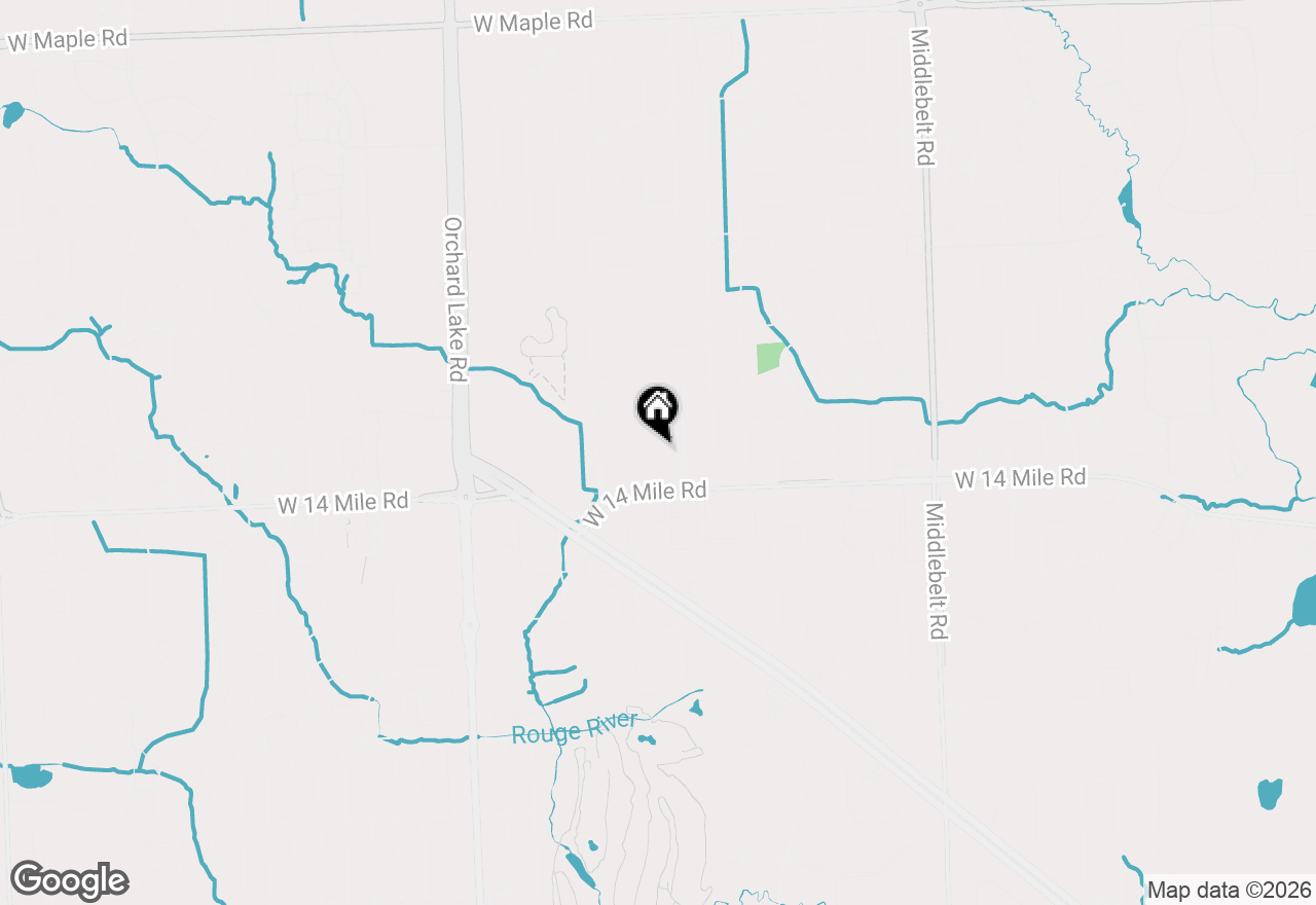 Map of 5554 Edinborough Drive, West Bloomfield, MI 48322