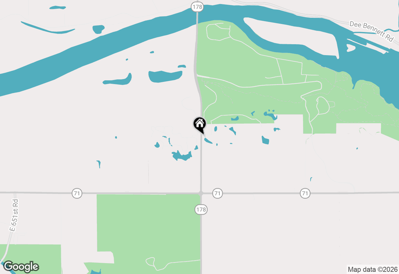 Map of 2643 N Il Route 178 #S-1, Utica, IL 61373