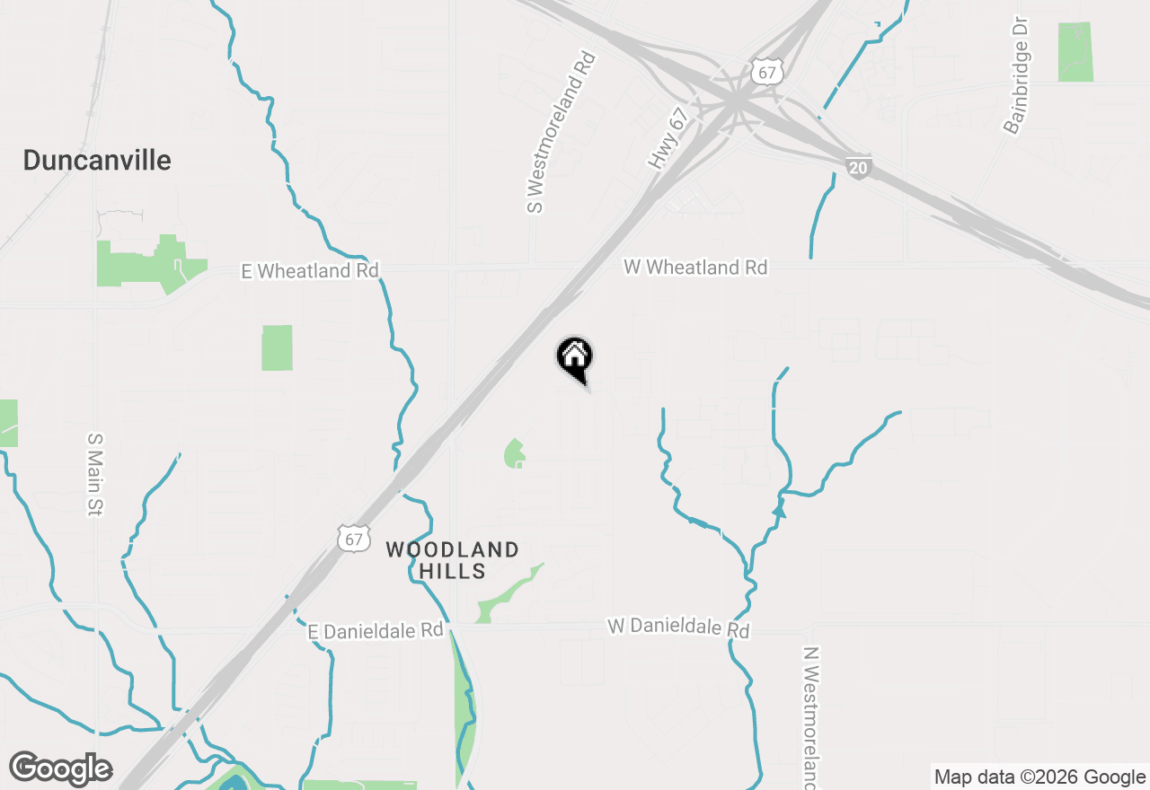 Map of 1115 Leigh Lane, Duncanville, TX 75137