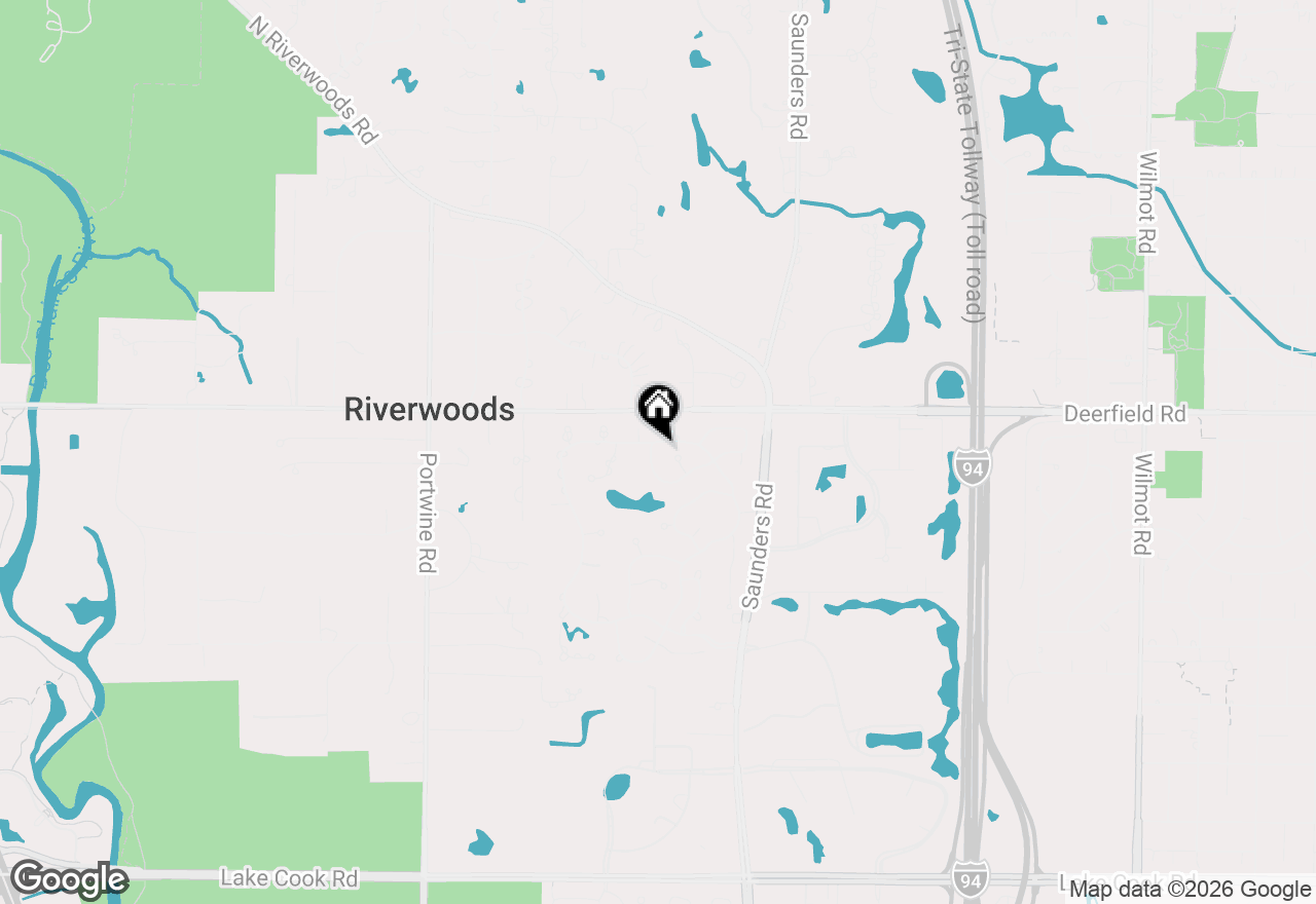 Map of 715 Masters Lane, Riverwoods, IL 60015