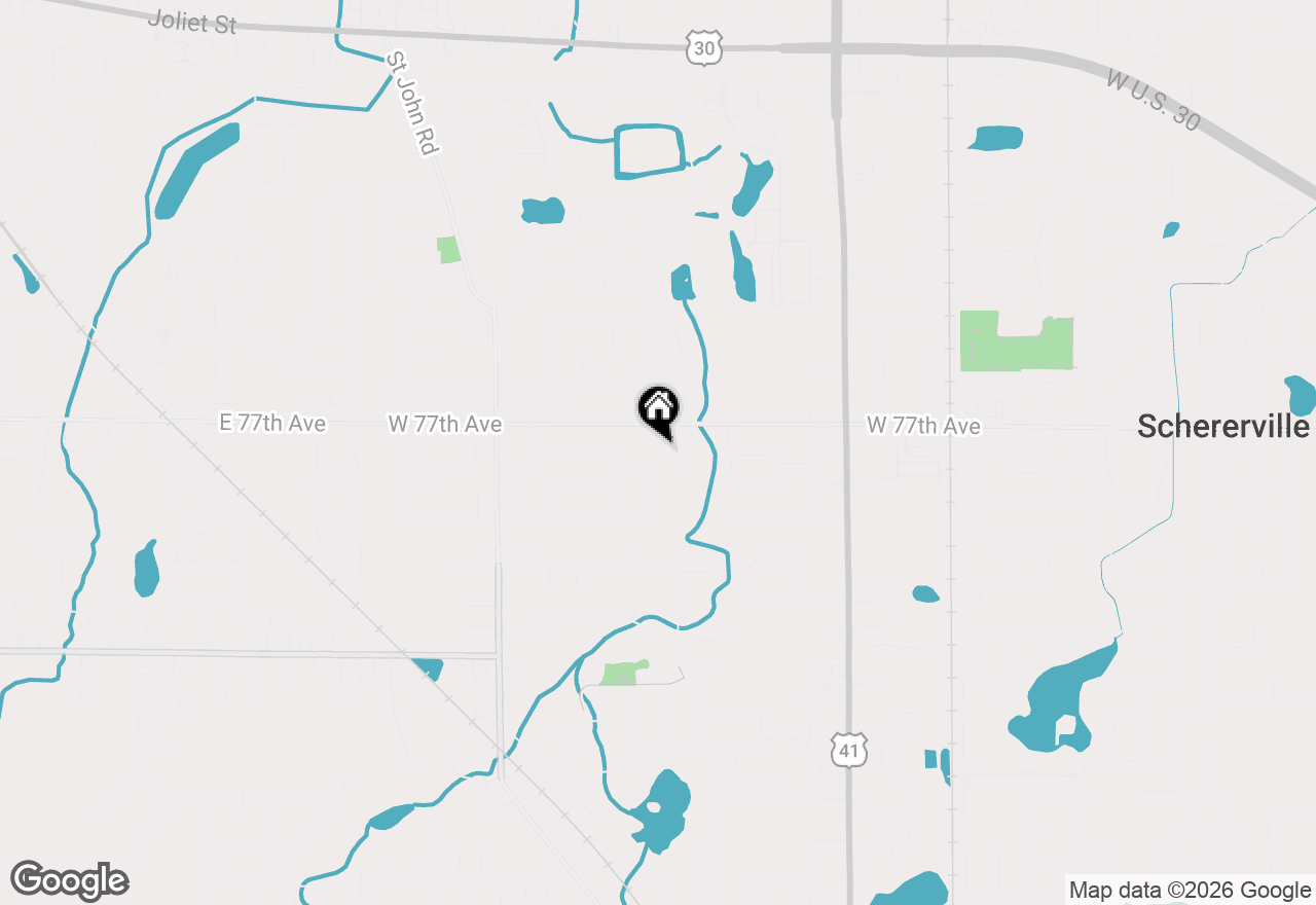 Map of 2427 Bennington Avenue, Schererville, IN 46375