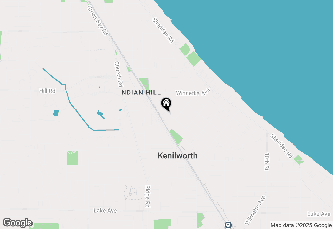 Map of 632 Abbotsford Road, Kenilworth, IL 60043