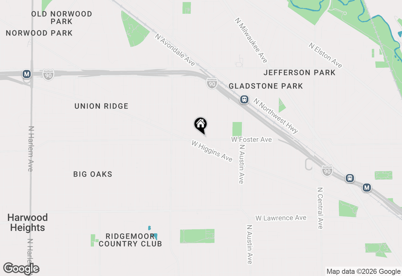 Map of 6218 W Foster Avenue, Chicago, IL 60630