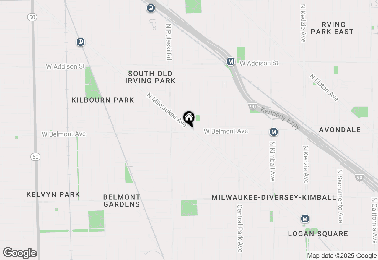 Map of 3906 W Belmont Avenue #5, Chicago, IL 60618