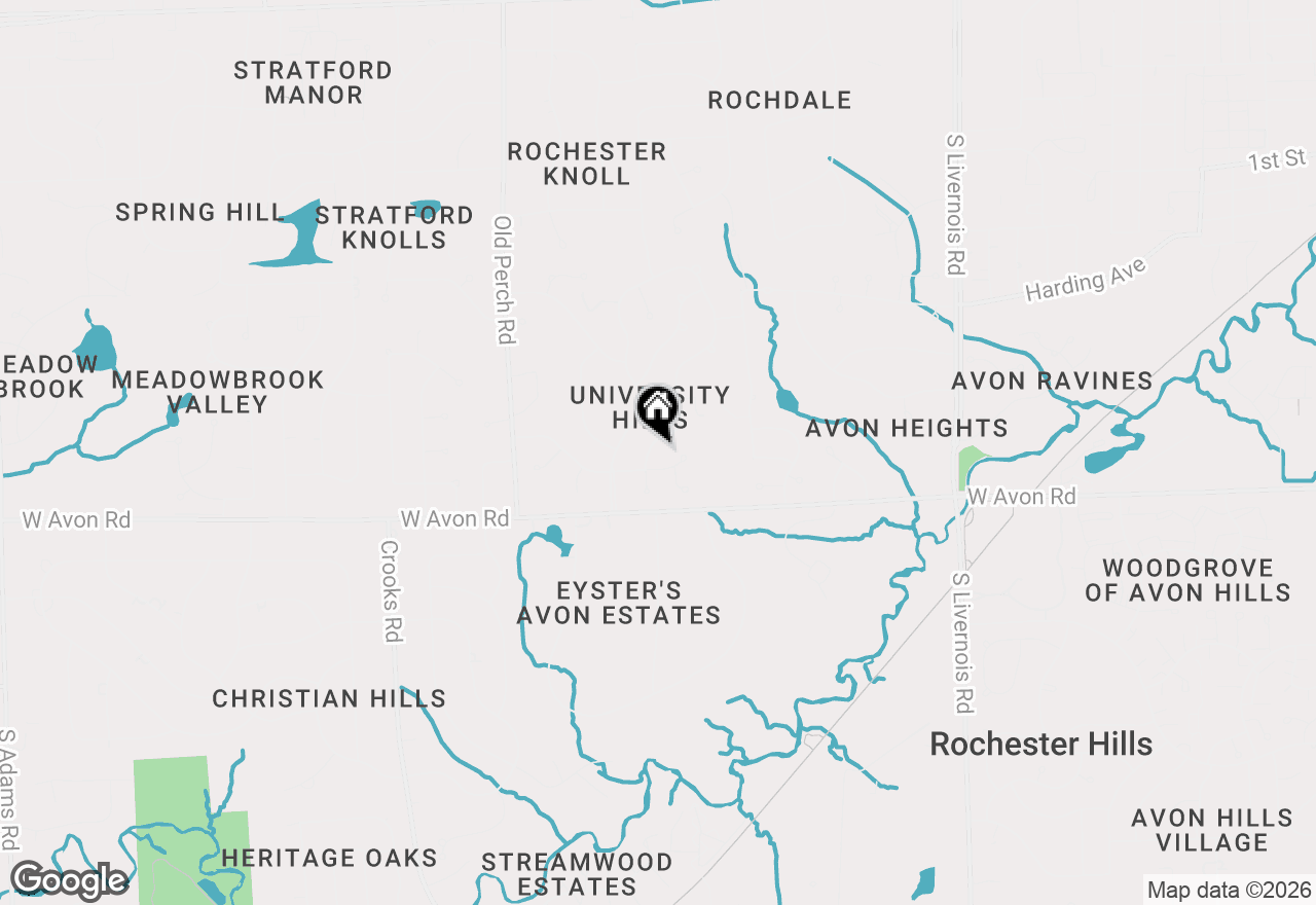 Map of 871 Spartan Drive, Rochester Hills, MI 48309