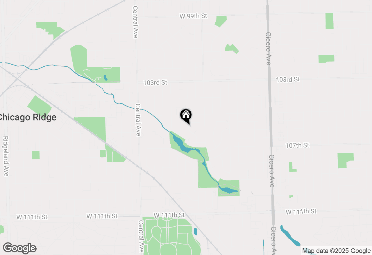 Map of 10540 Lockwood Avenue, Oak Lawn, IL 60453