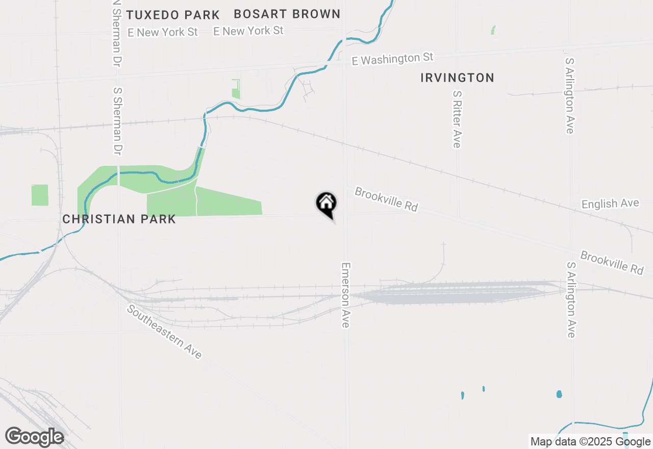 Map of 515 Clyde Avenue, Indianapolis, IN 46203