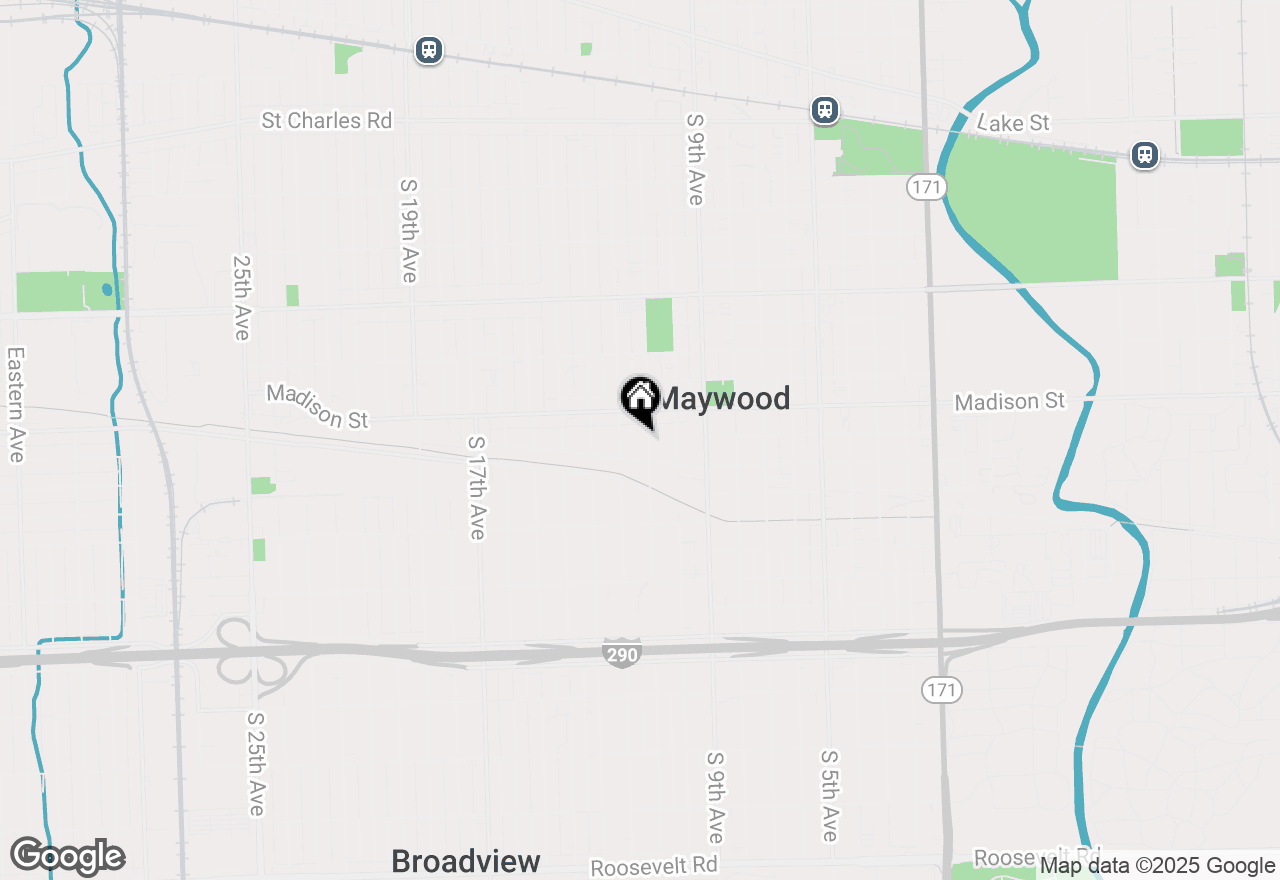 Map of 1018 S 11th Avenue #1, Maywood, IL 60153