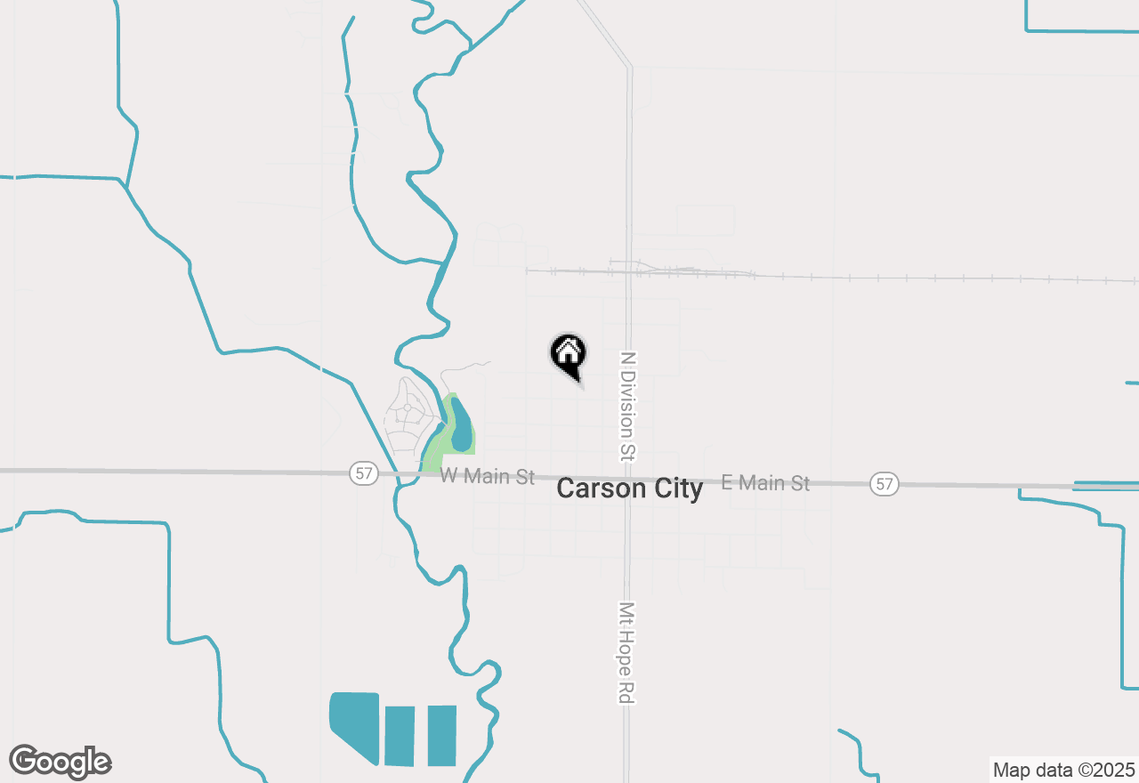 Map of 304 W Pine Street, Carson City, MI 48811