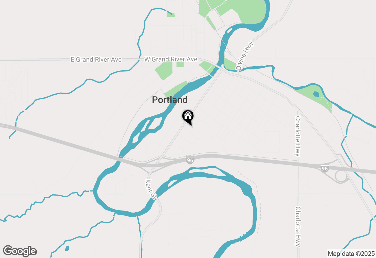 Map of 213 Knox Avenue, Portland, MI 48875