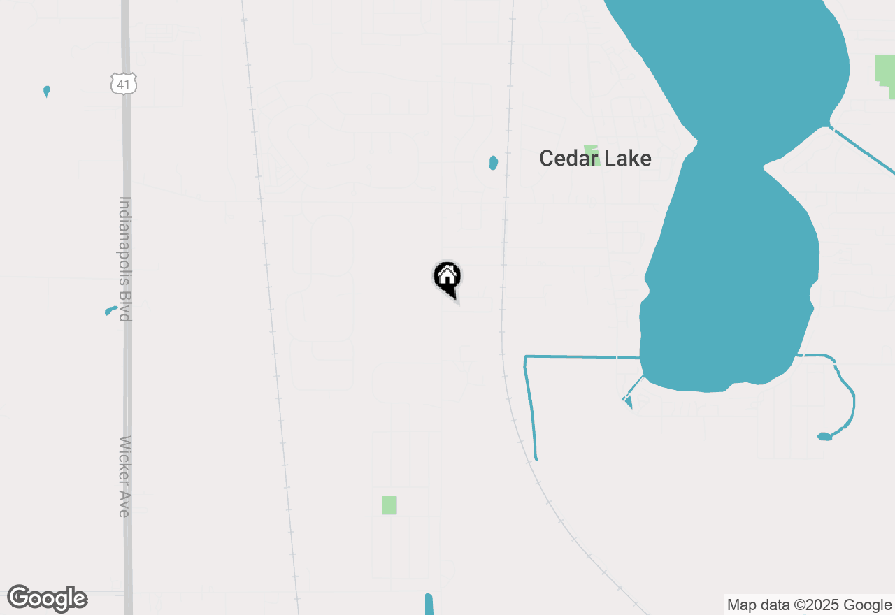 Map of 9508 W 143rd Lane, Cedar Lake, IN 46303
