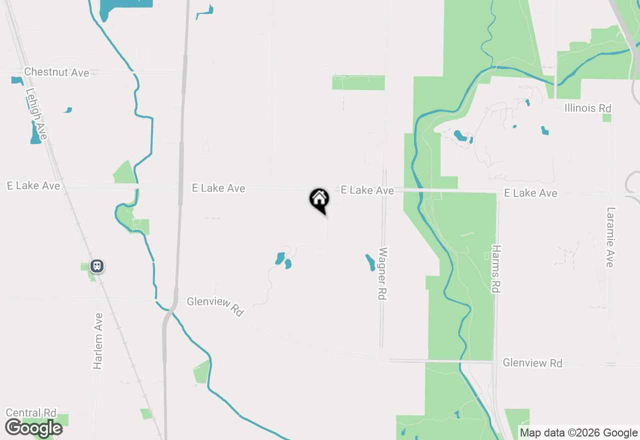 Map of 1315 Somerset Drive, Glenview, IL 60025