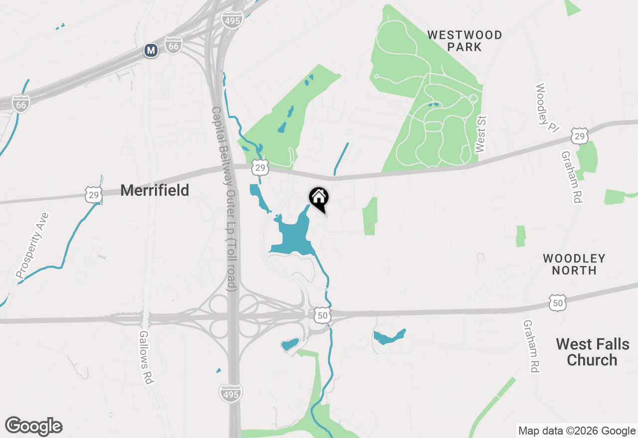 Map of 2903 Montauk Court, Falls Church, VA 22042