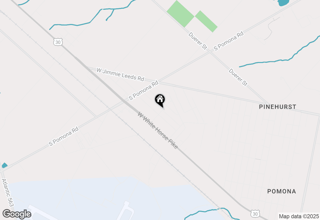 Map of 252 Terry Lane, Pomona, NJ 08240