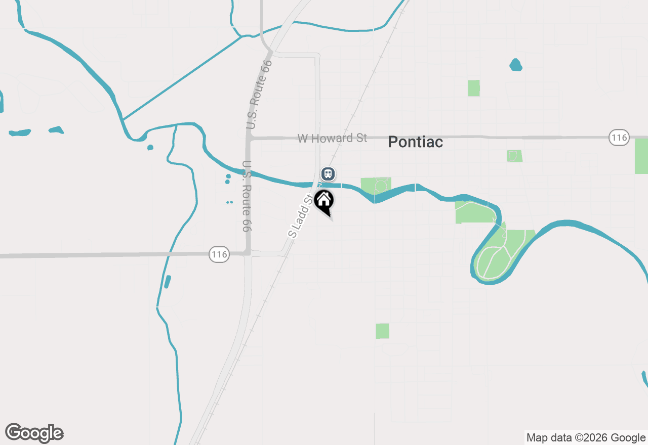 Map of 729 W Henry Street, Pontiac, IL 61764