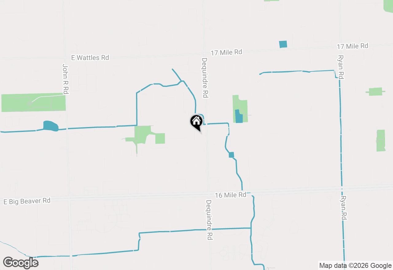 Map of 3426 Auburn Drive, Troy, MI 48083